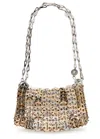 Rabanne 1969 Disc Mini Two-tone Shoulder Bag