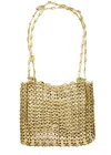 Rabanne 1969 Disc Shoulder Bag In Gold