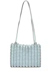 Rabanne 1969 Flip Disc Shoulder Bag In Silver
