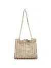 Rabanne '1969' Gold-colored Shoulder Bag With Brass Discs Woman