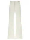 Rabanne '1969' Flared Leg Jeans In White