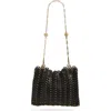 Rabanne Iconic 1969 Shoulder Bags Black In Black/gold