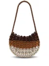 Rabanne 1969 Moon Bag In Brown