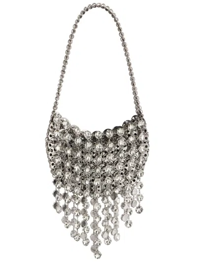 Rabanne 1969 Moon Bag In Silver