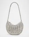 Rabanne 1969 Moon Chain Shoulder Bag In Silver