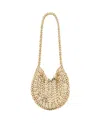 Rabanne 1969 Moon Shoulder Bag In Gold