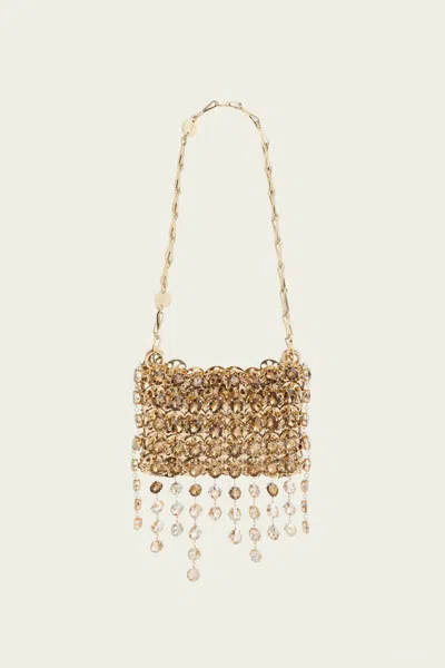 Rabanne 1969 Nano Bag In Gold Topaz