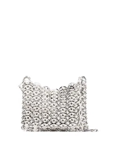 Rabanne 1969 Nano Bag In Silver