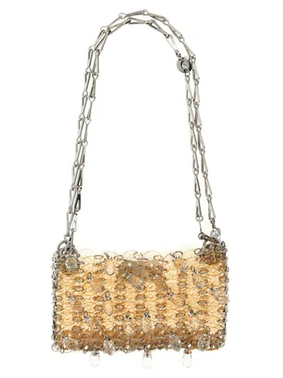 RABANNE 1969 NANO CRYSTAL RESIN' SHOULDER BAG