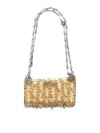 Rabanne 1969 Nano Crystal Resin Shoulder Bag In Nude