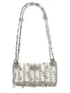 Rabanne 1969 Nano Crystal Resin Shoulder Bag In Silver