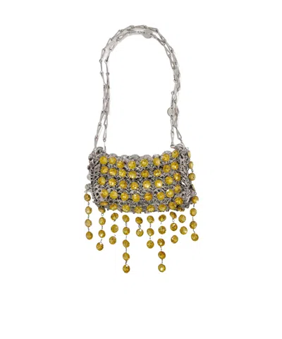 Rabanne 1969 Nano Crystal-embellished Chainmail Shoulder Bag In Multi