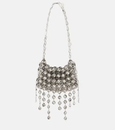 RABANNE 1969 NANO EMBELLISHED SHOULDER BAG 