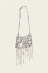 Rabanne 1969 Nano Judy Blane Bag In Silver