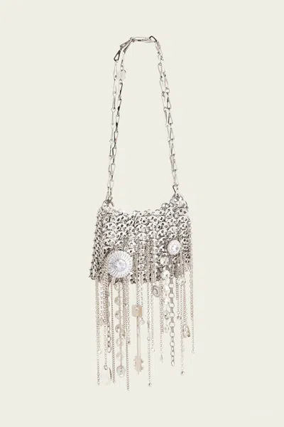 Rabanne 1969 Nano Judy Blane Bag In Silver