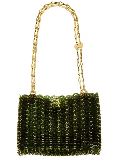 Rabanne 1969 Nano Resin Shoulder Bag In Green