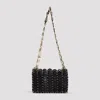 Rabanne 1969 Nano Sac A Man Cuir Bag In Black Gold