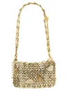 Rabanne 1969 Nano Shoulder Bag In Gold