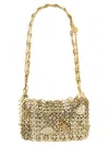 Rabanne 1969 Nano Shoulder Bag In Gold