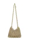 Rabanne 1969 Nano Metal Shoulder Bag In Gold