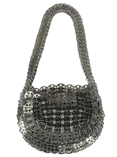Rabanne 1969 Moon Mini Shoulder Bag In Grey