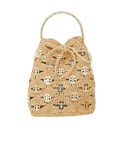 RABANNE PACO RABANNE 1969 DISCS DETAILED BUCKET BAG