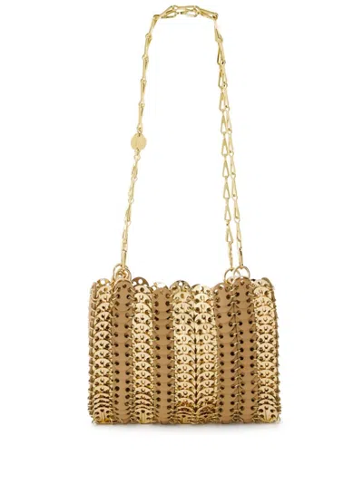 Rabanne 1969 Shoulder Bag In Brown