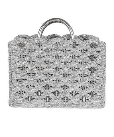 Rabanne 1969 Tote Bag In Gray