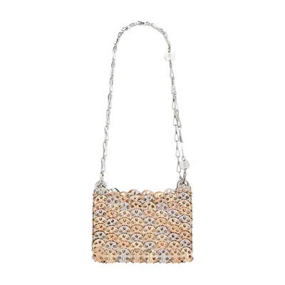 Pre-owned Rabanne 1969 Tricolore Nano Bag 'pink Gold/silver' | Women's Size Onesize