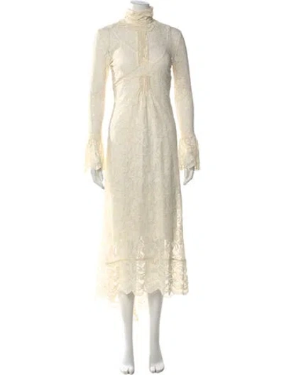 Pre-owned Rabanne 2021 Long Dress In Neutral