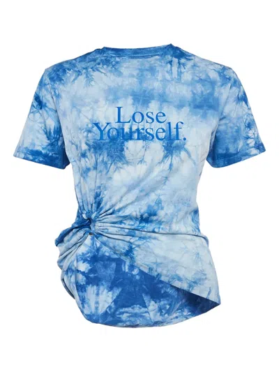 Pre-owned Rabanne 2021 Tie-dye Asymmetric T-shirt