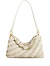Rabanne Paco Shoulder Bag With Leather Discs In White
