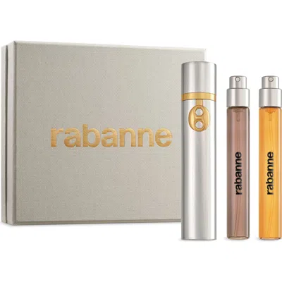 Rabanne 2-piece La Collection Travel Spray Set With Orange Blossom & Oud In Transparent