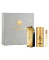 Rabanne 3-pc. 1 Million Eau De Toilette Gift Set In Gold