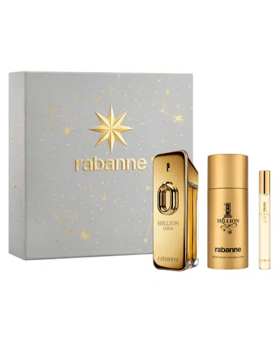 Rabanne 3-pc. Million Gold Eau De Parfum Intense Gift Set In Transparent