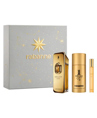 Rabanne 3-pc. Million Gold Elixir Parfum Intense Fragrance Gift Set In Transparent