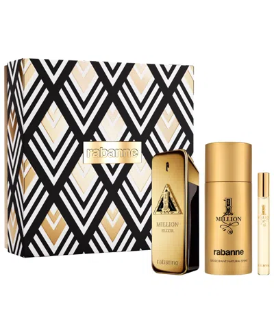 Rabanne 3-pc. 1 Million Elixir Gift Set In Gold