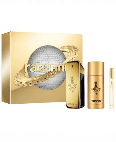 Rabanne 3-piece 1 Million Eau De Toilette Gift Set In No Color