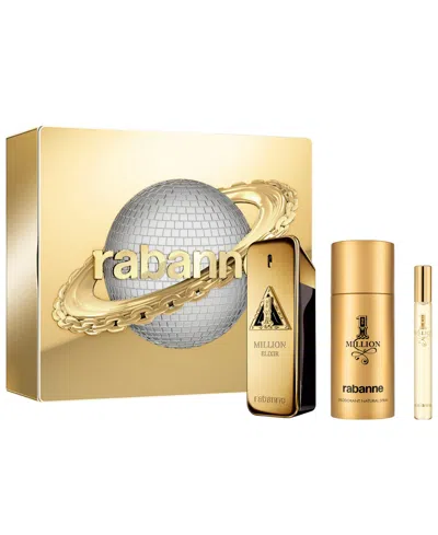 Rabanne 3-piece 1 Million Elixir Gift Set In No Color