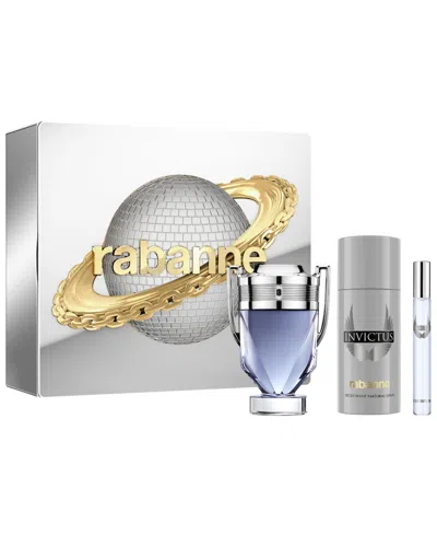 Rabanne 3-piece Invictus Eau De Toilette Gift Set In No Color
