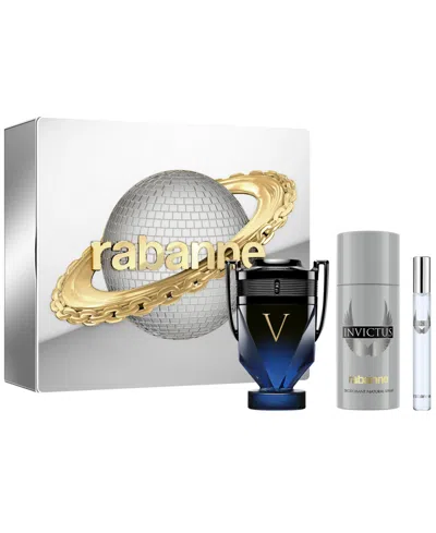 Rabanne 3-piece Invictus Victory Elixir Gift Set In No Color