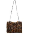 Rabanne Acetate Shoulder Bag In Braun