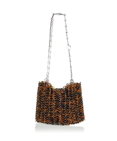 Rabanne Acetate Shoulder Bag In Brown