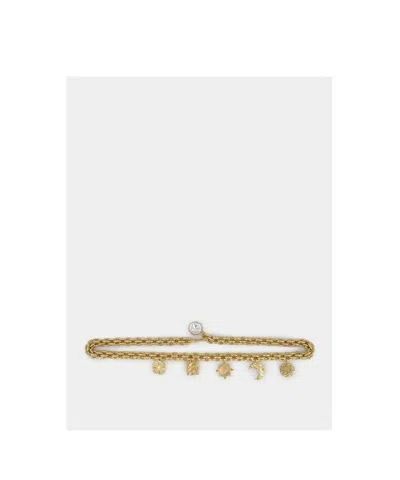 Rabanne Adjustable Waist Belt In Nude