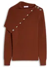 Rabanne Asymmetric Merino Wool Sweater