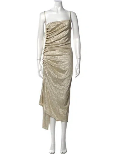 Pre-owned Rabanne Asymmetrical Midi Length Dress