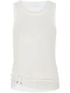 Rabanne Asymmetrical Tank Top With Gathering