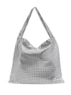 Rabanne Bag With Silver-tone Mesh Panels With Metallic Effect In Silver