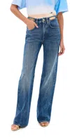 Rabanne Baggy Jeans Dark Denim Stone In Dark Denim Stone