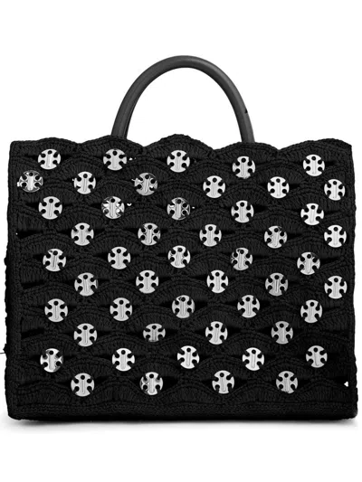 Rabanne Bags In Nero E Argento